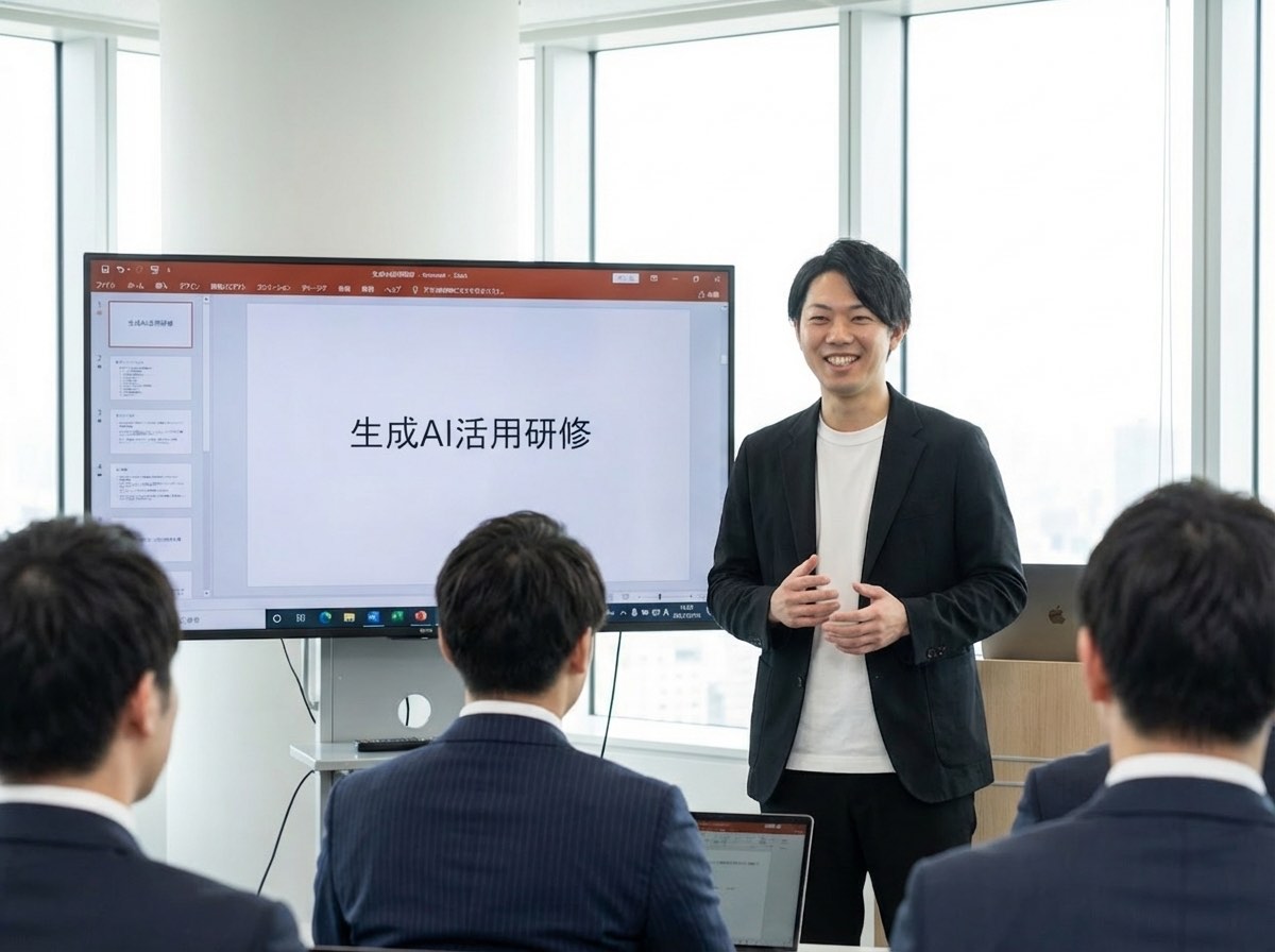 企業向けAI伴走コンサルティングの様子