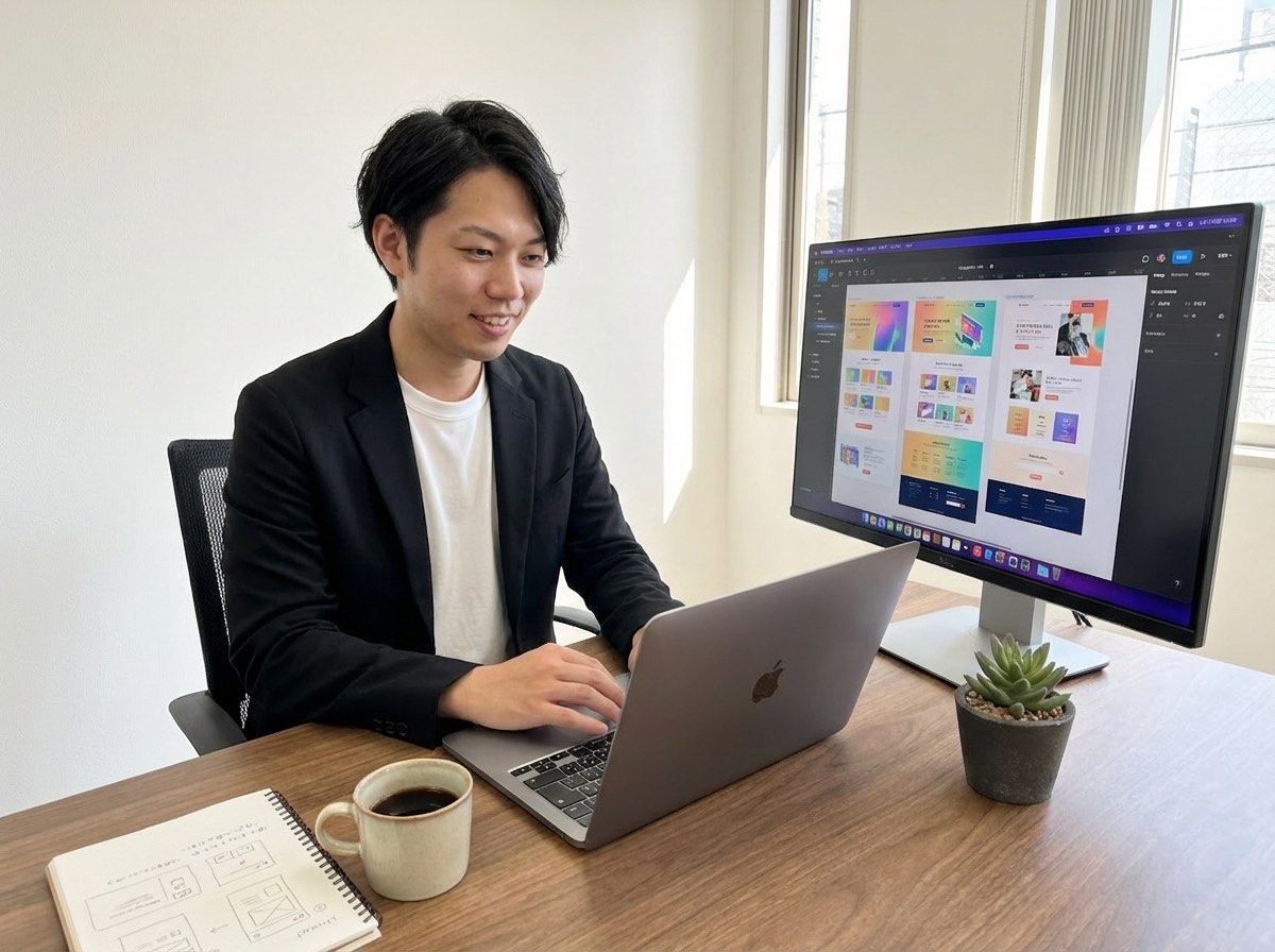 Web制作・デザインの様子